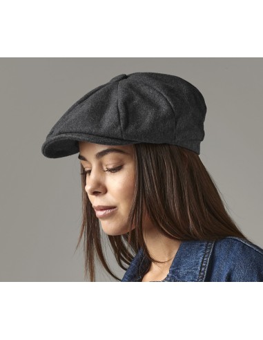 BEE-B629-Melton Wool Baker Boy Cap